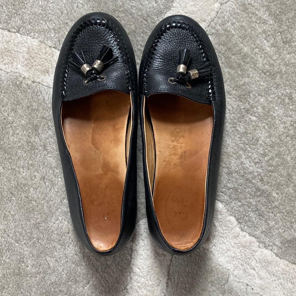 Jack Rogers leather moccasin flats